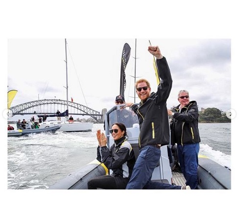 أوّل حساب للزوجين هاري وميغان على 